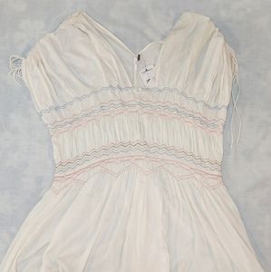 Flowy embroidered Free People dress